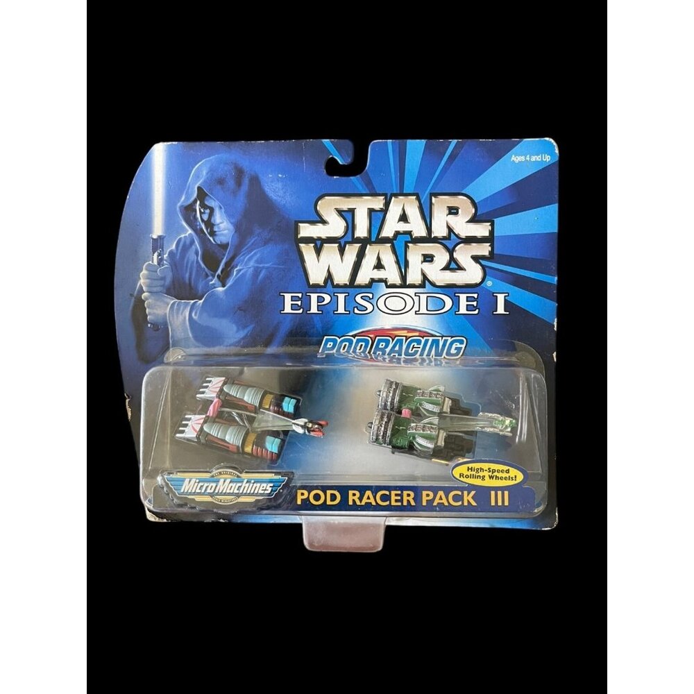 Star Wars Micro Machines Pod Racer Pack III by Galoob 1996